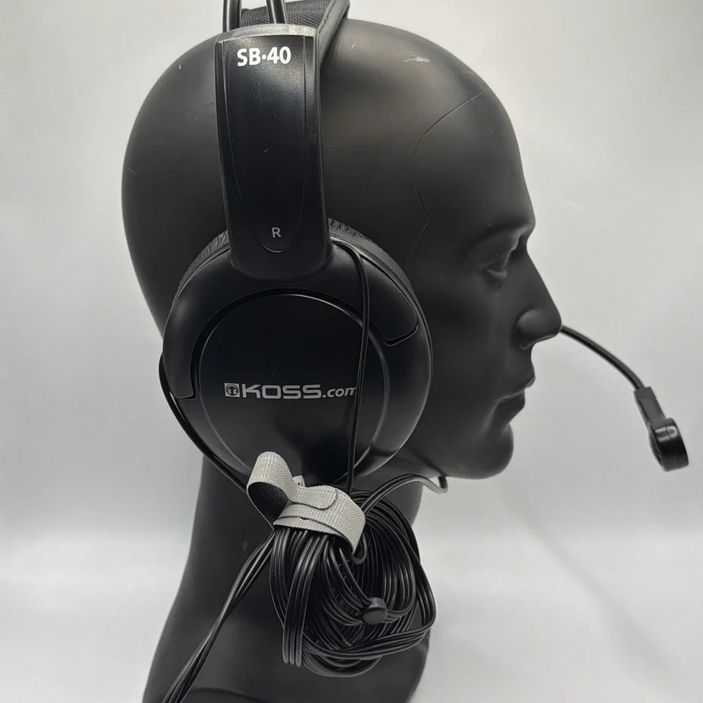 Koss SB-45 Headband Headset Earphones for Gaming Communication 3.5 mm Jack